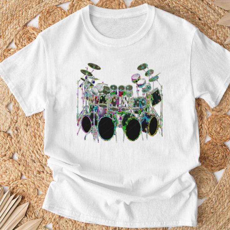 Large Drum Kit With Many Drums T-Shirt Gifts for Old Men Large Drum Kit With Many Drums T-Shirt Gifts for Old Men