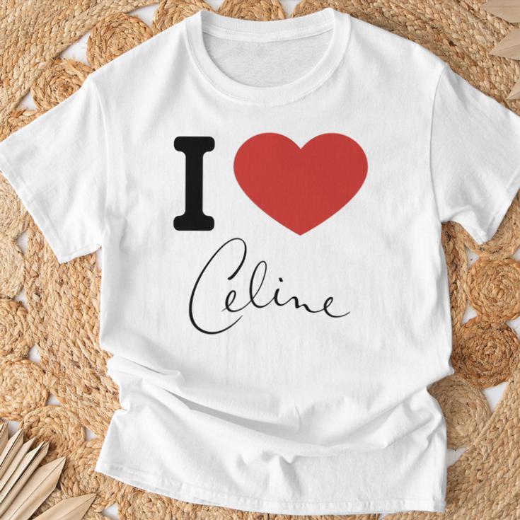 I Love Céline Haut De Gamme T-Shirt Cadeaux pour les vieillards