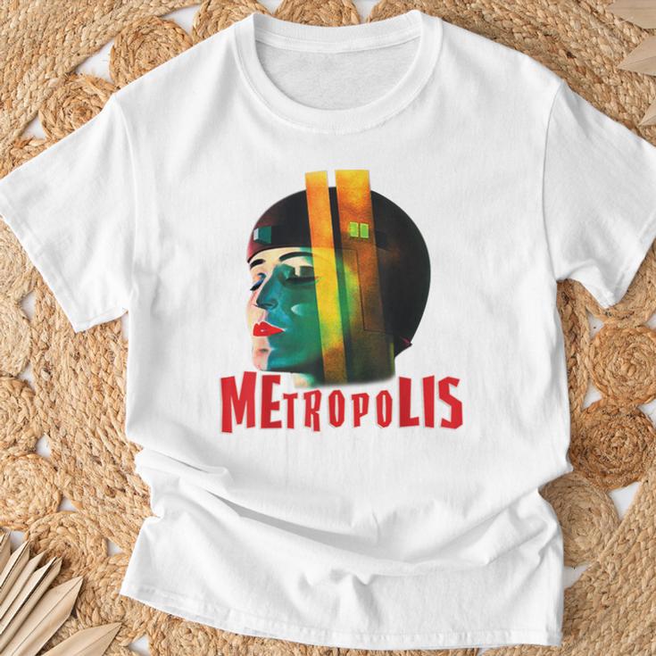 Metropolis Póster De Película Retro De Ciencia Ficción Camiseta unisex Regalos para ancianos