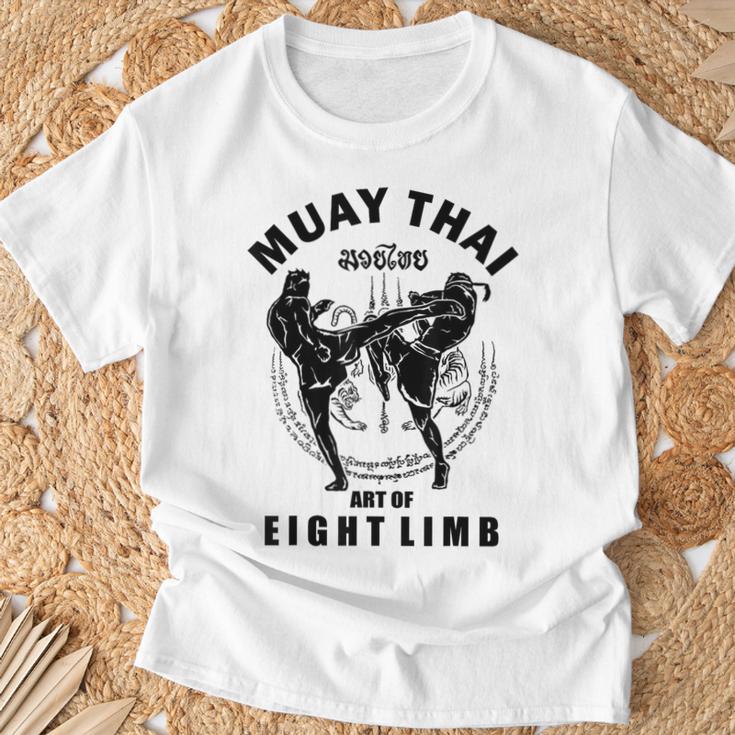 Muay Thai Art Of Eight Limb T-Shirt Gifts for Old Men Muay Thai Art Of Eight Limb T-Shirt Gifts for Old Men