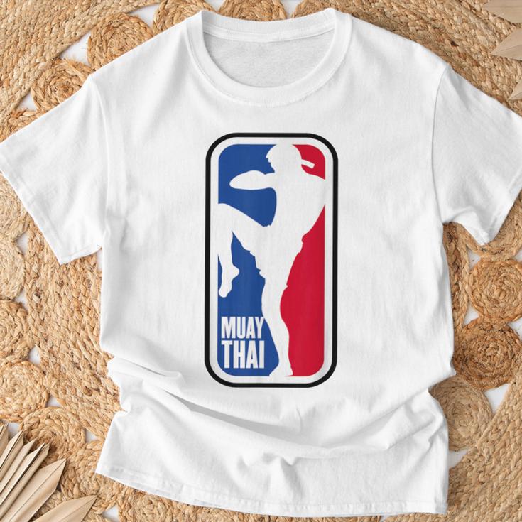 Muay Thai Fighter Retro Kickboxing MMA Training T-Shirt Gifts for Old Men Muay Thai Fighter Retro Kickboxing MMA Training T-Shirt Gifts for Old Men