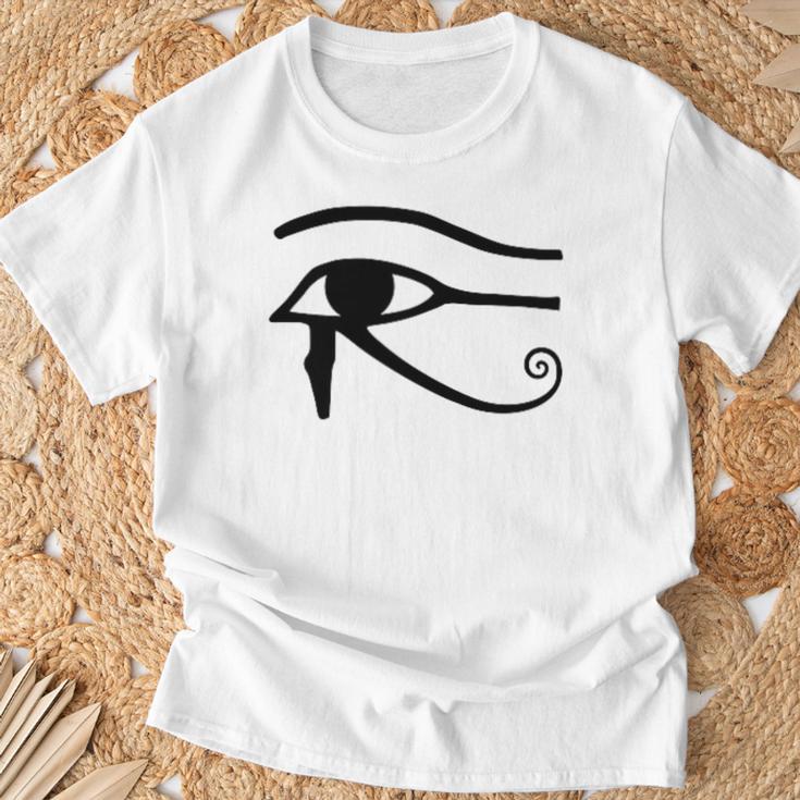 Œil D'horus Noir –Ymbole Discret De L'égypte Ancienne Égyptienne T-Shirt Cadeaux pour les vieillards