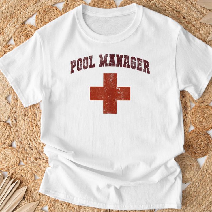 Swimming Pool Manager Beach Vacay Lifeguards Swim Cruise T-Shirt Gifts for Old Men Swimming Pool Manager Beach Vacay Lifeguards Swim Cruise T-Shirt Gifts for Old Men