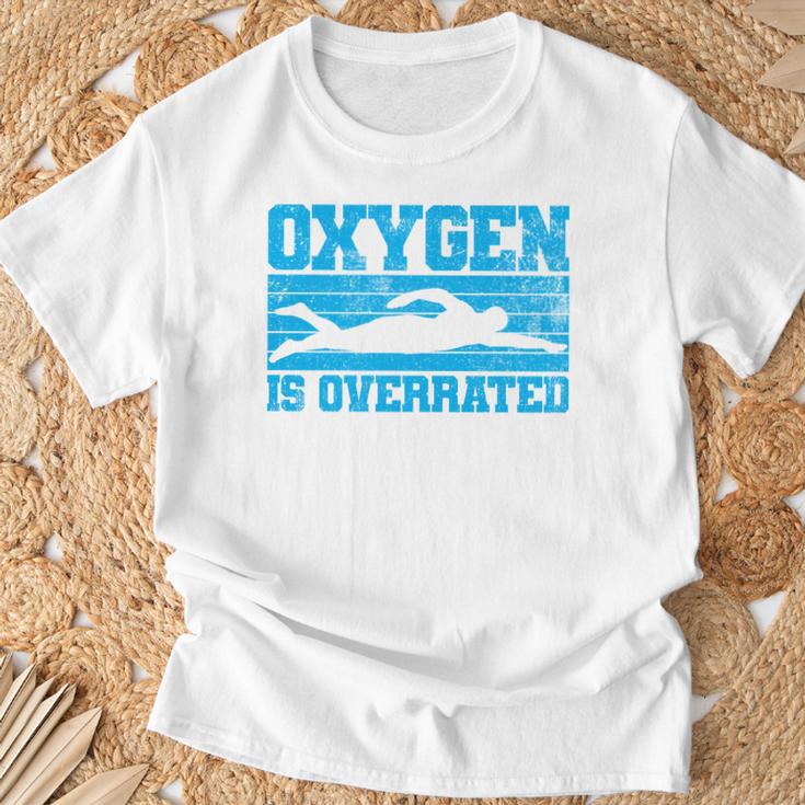 Swimming Swimmer Swim T-Shirt Gifts for Old Men