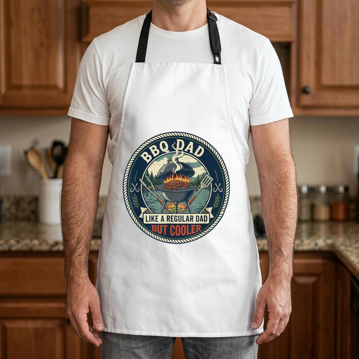 BBQ Dad Grill Master Barbecue Chef Father's Day Apron