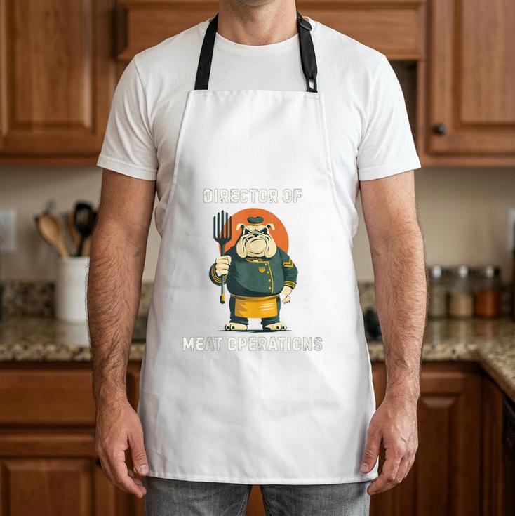 Director Of Meat Operations BBQ Dad Grilling Apron