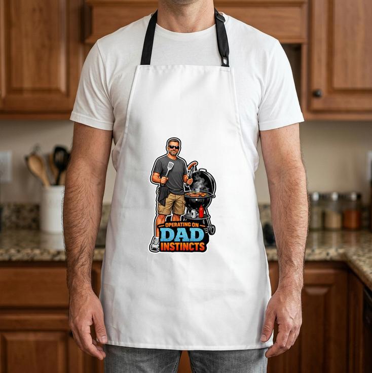Grilling Master Father's BBQ Dad Instincts Premium Tri-Blend Apron