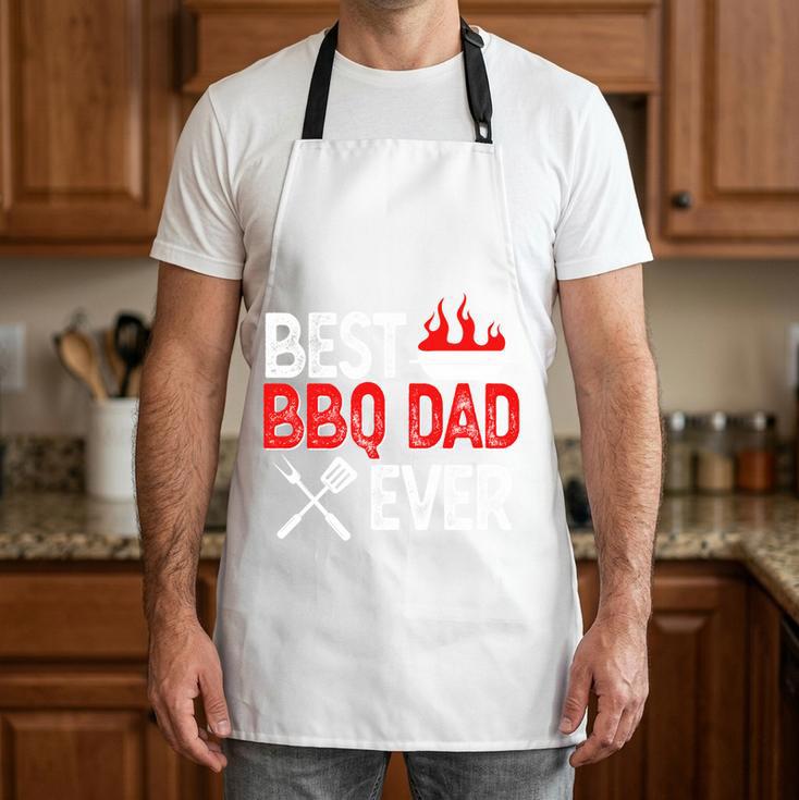 Mens Best BBQ Dad Ever Barbecue Dad Performance Apron