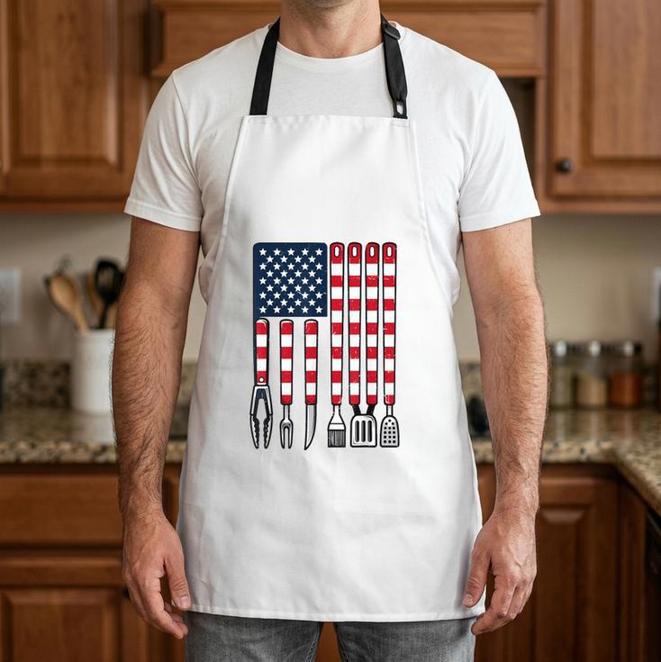 American Flag BBQ 4th July BBQ Dad Joke Grilling Apron American Flag BBQ 4th July BBQ Dad Joke Grilling Apron