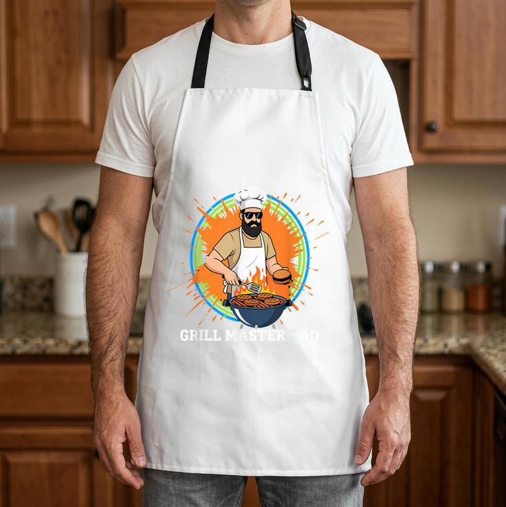 BBQ Dad Grill Master Cook Graphic Apron