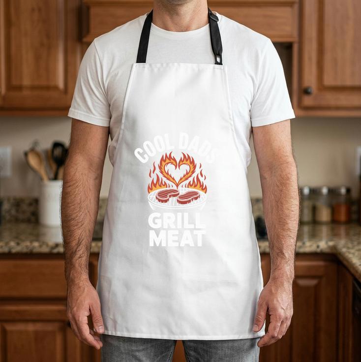 Cool Dads Grill Meat BBQ Dad Grilling Apron