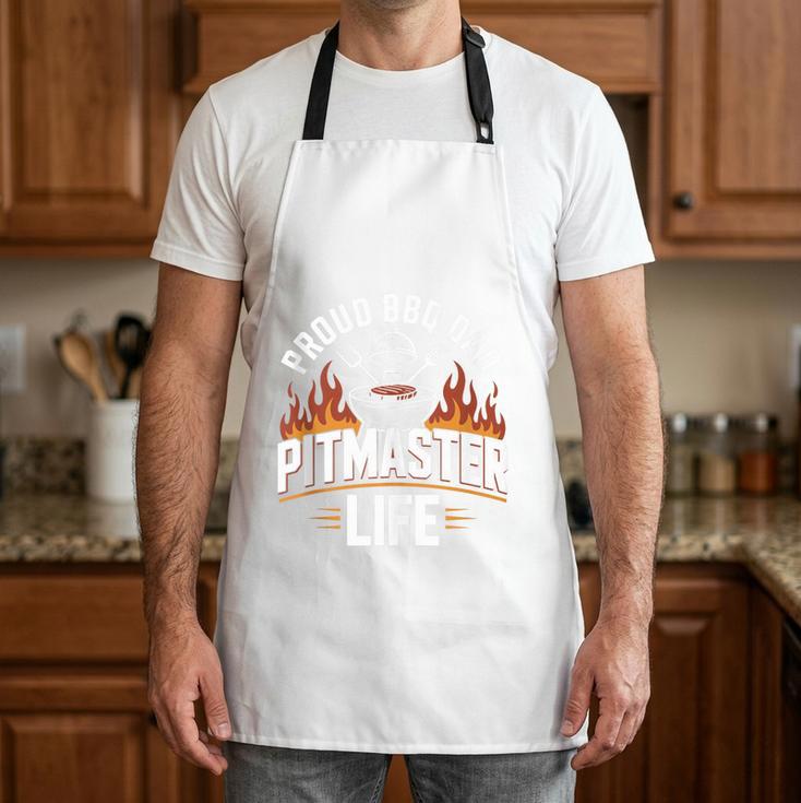 Proud BBQ Dad Pitmaster Life Apron