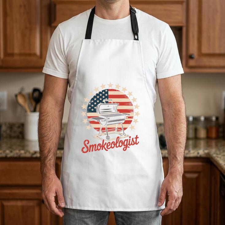 Smokeologist Grilling BBQ Dad Performance Apron