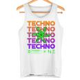 Techno Disorder Cyber Rave Estética Diseño Industrial Camiseta sin mangas
