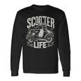 Vintagecooter Life Classic Cyclomoteurélo De Routecoot Italien T-shirt à manches longues Idées cadeaux