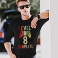 Niños Cumpleaños Niño 8 Años Camisa Gamer Nivel 8 Completo Camiseta de manga larga Regalos para él