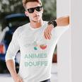 Jeuxideo Les Animes Ou La Bouffe Japon Animé Cadeau Manga Haut De Gamme T-shirt à manches longues Cadeaux pour lui