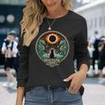 Spain Solar Eclipse 2026 Enjoy The Totality August 12 2026 Long Sleeve T-Shirt Gifts for Her