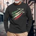 Force Aérienne Italienne Frecce Tricolori T-shirt à manches longues Cadeaux pour les vieillards