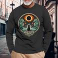 Spain Solar Eclipse 2026 Enjoy The Totality August 12 2026 Long Sleeve T-Shirt Gifts for Old Men