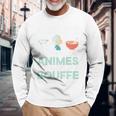 Jeuxideo Les Animes Ou La Bouffe Japon Animé Cadeau Manga Haut De Gamme T-shirt à manches longues Cadeaux pour les vieillards