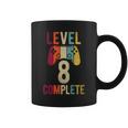 Niños Cumpleaños Niño 8 Años Camisa Gamer Nivel 8 Completo Taza de café
