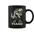 Tiago Cadeau Prénom Personnalisé Garçon Dinosaure Tasse