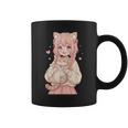 かわいい アニメ 女の子 抱っこ 猫 かわいい 漫画 猫好き オタク コーヒーマグ