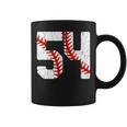 野球選手 ジャージ 番号54 54 Proud Baseball Mom Dad コーヒーマグ