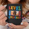 Awesome Level 8 Unlocked 8Th Birthday Boy Girlideo Gamer コーヒーマグ 面白い贈り物