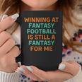 Fantasy Football Loser Taza de café Regalos divertidos