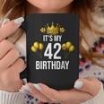 It's My 42歳の誕生日パーティー 42歳の誕生日 男性 女性 コーヒーマグ 面白い贈り物