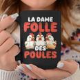 La Dame Folle Des Poules Amoureux Éleveur Ferme Tasse Cadeaux drôles