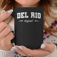 Original Del Rio Texas Retro Hometown Nombre Del Rio Original Taza de café Regalos divertidos