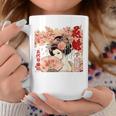 江戸 吉原 遊郭 花魁 太夫 花の井 瀬川 浮世絵 バックプリント コーヒーマグ 面白い贈り物