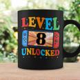 Awesome Level 8 Unlocked 8Th Birthday Boy Girlideo Gamer コーヒーマグ ギフトのアイデア
