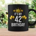 It's My 42歳の誕生日パーティー 42歳の誕生日 男性 女性 コーヒーマグ ギフトのアイデア