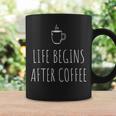 Life Begins After Coffeeコーヒーの後に人生が始まる 遅起き族はナマケモノが好き コーヒー コーヒーマグ ギフトのアイデア