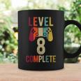 Niños Cumpleaños Niño 8 Años Camisa Gamer Nivel 8 Completo Taza de café Ideas de regalos