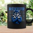 Reveur House Of Dreamers School Spirit Vintage Blue Wolf Coffee Mug Gifts ideas