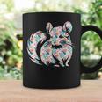 かわいいチンチラ花柄チンチラ 長袖tシャツ コーヒーマグ ギフトのアイデア