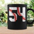 野球選手 ジャージ 番号54 54 Proud Baseball Mom Dad コーヒーマグ ギフトのアイデア