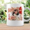 江戸 吉原 遊郭 花魁 太夫 花の井 瀬川 浮世絵 バックプリント コーヒーマグ ギフトのアイデア