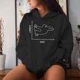 Duck Rabbit Graph 楽しい数学教師 イースターtシャツ レディースパーカー 彼女への贈り物