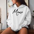 Beautiful Handwritten Font Momo Calligraphy レディースパーカー 彼女への贈り物