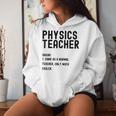 Physics Teacher Definition シャツ 学校初日 レディースパーカー 彼女への贈り物