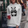 I Love Pandas 面白い、パンダが大好き レディースパーカー 面白い贈り物
