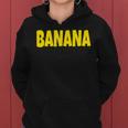 Banana The Word Banana On A コスチューム レディースパーカー