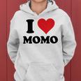 I Heart Momo ファーストネーム I Love パーソナライズ レディースパーカー