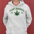 Plant Manager ウィードリーフ カンナビスポット マリファナ Usa レディースパーカー